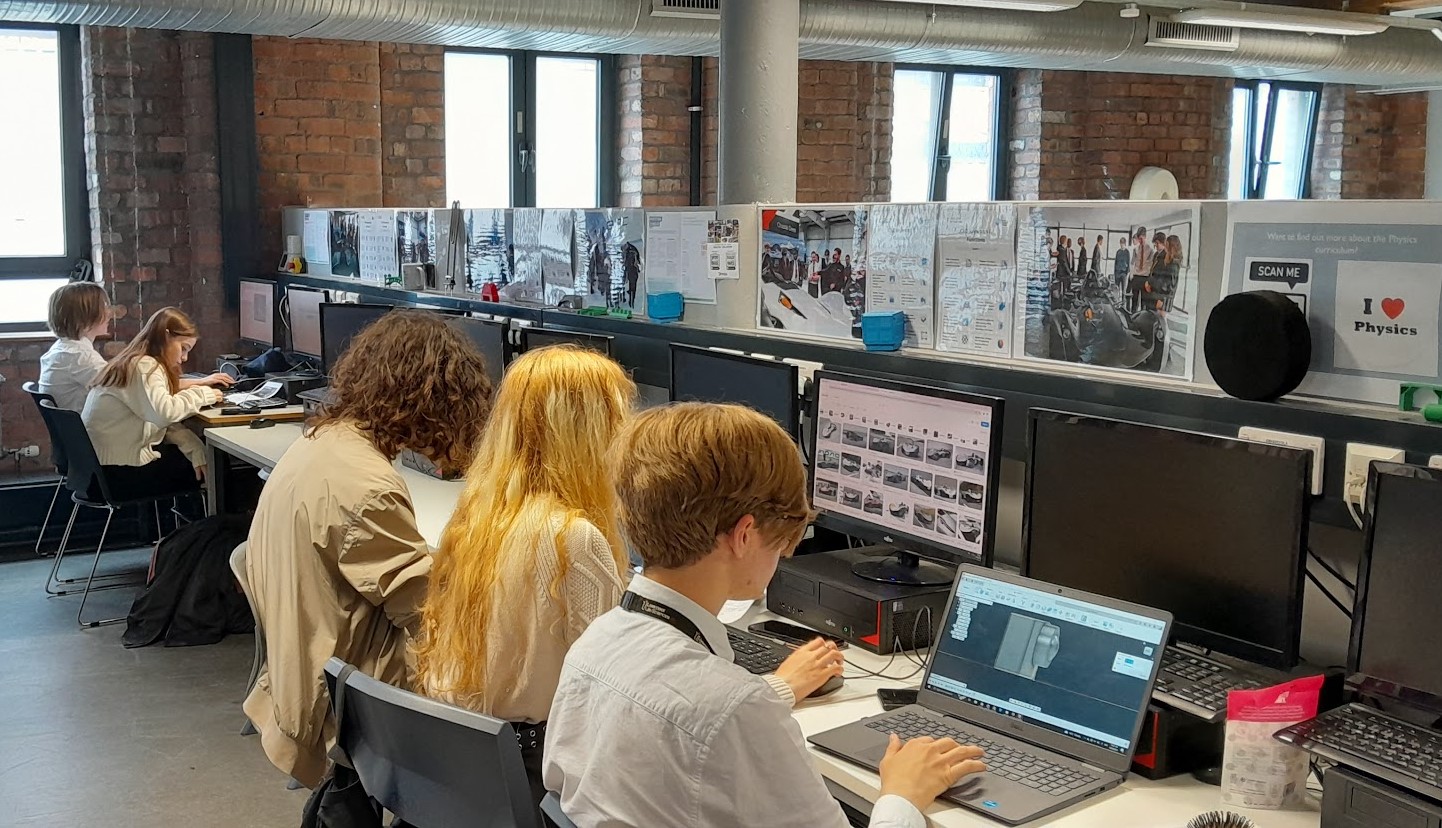 classroom of young adults